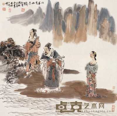 王美芳 赵国经 2006年作 秋色 镜心 68×68cm